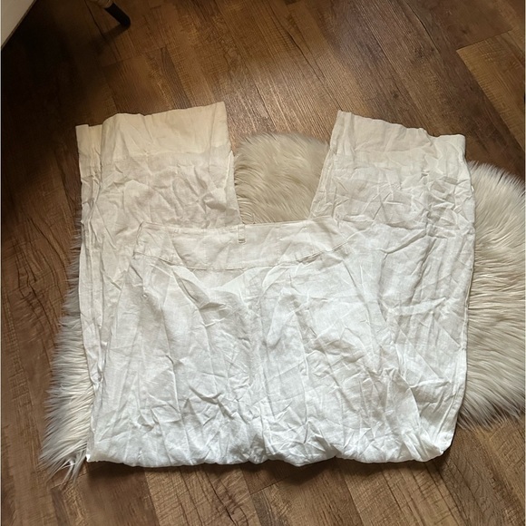 FREE PEOPLE Everything Wide Leg Pant In White - Picture 3 of 5